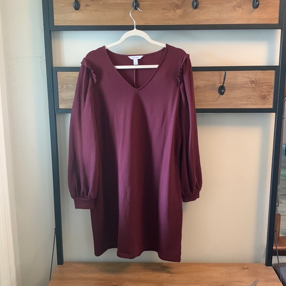 Womens Nine West tunic/dress in Maroon size XL - Picture 1 of 3